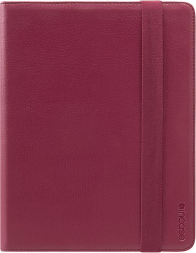  Incase - Book Jacket Select Case for Apple® iPad® 2nd-, 3rd- and 4th-Generation - Cranberry/Gray