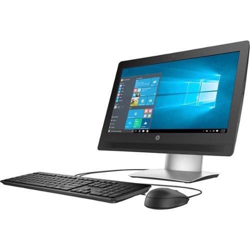  HP - ProOne 20" All-In-One - Intel Core i3 - 4GB Memory - 500GB Hard Drive - Black, Silver