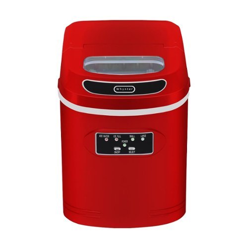  Whynter Compact Portable Ice Maker 27 lbs - Metallic Red