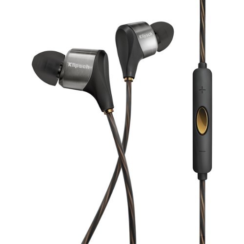  Klipsch - Reference XR8i Hybrid Wired Earbud Headphones - Black