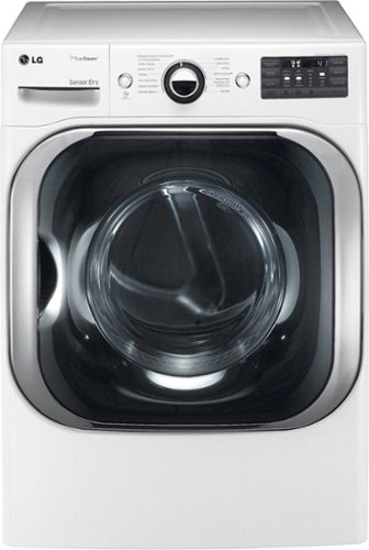  LG - SteamDryer 9.0 Cu. Ft. 14-Cycle Electric Dryer with Steam - White