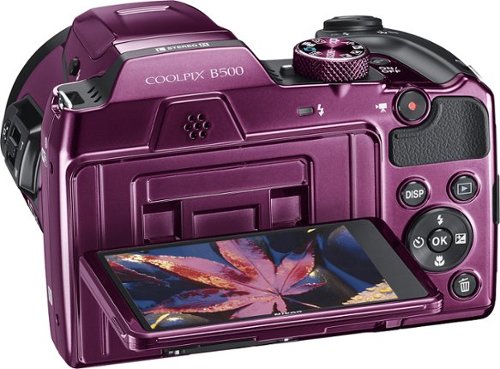 Nikon COOLPIX B500 16.0-Megapixel Digital Camera - Plum WHERE TO BUY