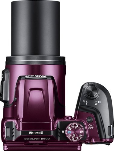 Nikon COOLPIX B500 16.0-Megapixel Digital Camera - Plum SHOP ONLINE