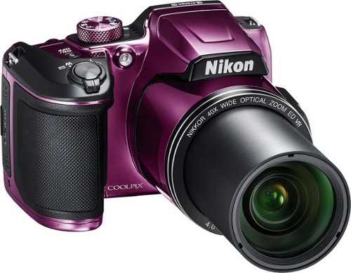 Nikon COOLPIX B500 16.0-Megapixel Digital Camera - Plum WORLDWIDE DELIVERY