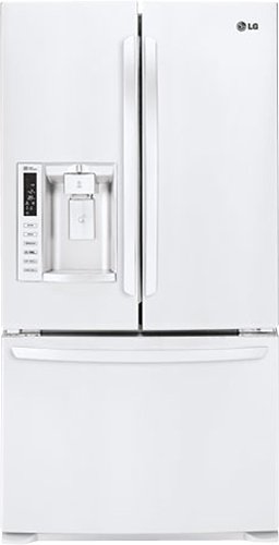  LG - 26.8 Cu. Ft. French Door Refrigerator with Thru-the-Door Ice and Water