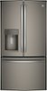 GE - 27.7 Cu. Ft. French Door Refrigerator - Slate-Front_Standard 