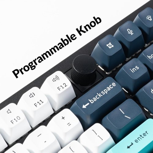 Keychron Q6 Max 100% Custom Wireless RGB Mechanical Keyboard with Programmable QMK/VIA Hot-Swappable Brown Switch - Black GLOBAL SHIPPING