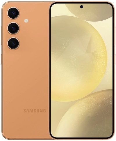 Samsung - Galaxy S24 256GB S921U Unlocked - Sandstone Orange-Front_Standard 