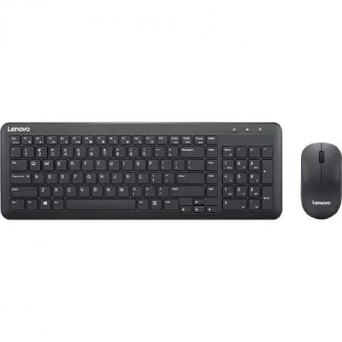  Lenovo - 300 Wireless Combo Keyboard and Mouse - US English - USB Type A Wireless RF 2.40 GHz Keyboard - English (US) - Unknown