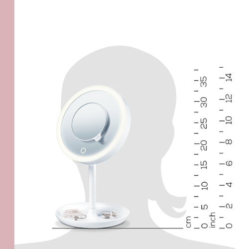Beurer Illuminated Cosmetics Mirror - White HOW TO BUY