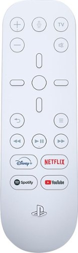 Sony - PlayStation 5 - Media Remote - White-Front_Standard 