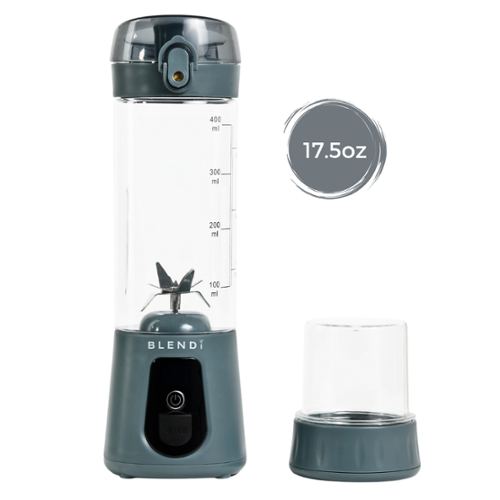 BLENDi - Pro+ 120W 17‑oz Portable Personal Blender for Smoothies & Ice Crushing - Gray-Front_Standard 