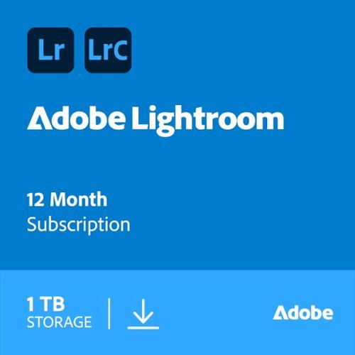 Adobe - Lightroom 1TB AI-Assisted Photo Editor (1 Year Subscription) - Mac OS, Windows [Digital]