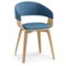 Simpli Home - Lowell Bentwood Dining Chair - Blue-Front_Standard