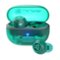 JLab - GO Pop ANC True Wireless Bluetooth Earbuds with Active Noise Cancelling, 24+ Hour Battery & Custom EQ - Transparent Teal-Front_Standard