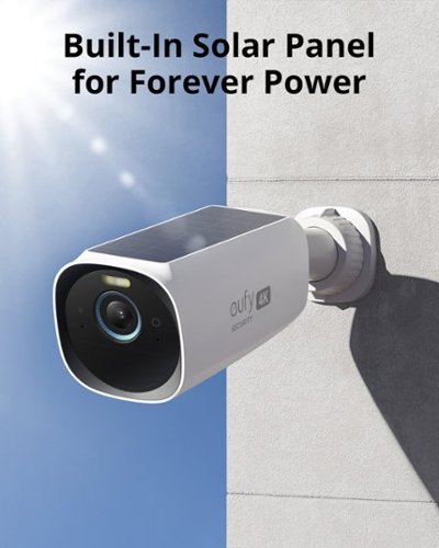 eufy Cam 3, Outdoor Wireless 4K Solar Powered Add-On Security Camera (Base Not Included) - White WHERE TO BUY