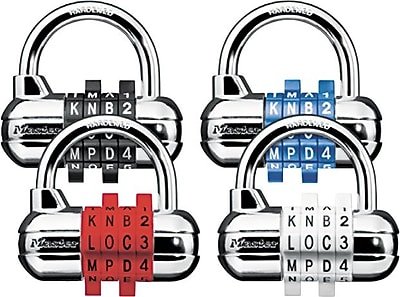 Master Lock - Password Plus Combination Lock, Silver - Assorted