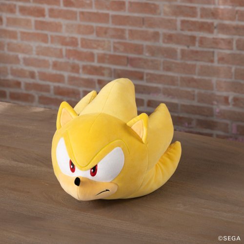 TOMY Club Mocchi Mocchi - Sonic the Hedgehog – Super Sonic 15 Mega Plush GLOBAL SHIPPING