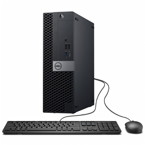 Dell - Refurbished Excellent - Optiplex 7050 SFF Desktop PC, Intel Core i7-7700 up to 4.20GHz, 32GB DDR4 RAM, 1TB SSD, USB WiFi, Win11 Pro - Black-Front_Standard 