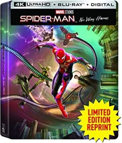 Spider-Man: No Way Home [Limited Edition] [SteelBook] [4K Ultra HD Blu-ray/Blu-ray] [2021]-Front_Standard 