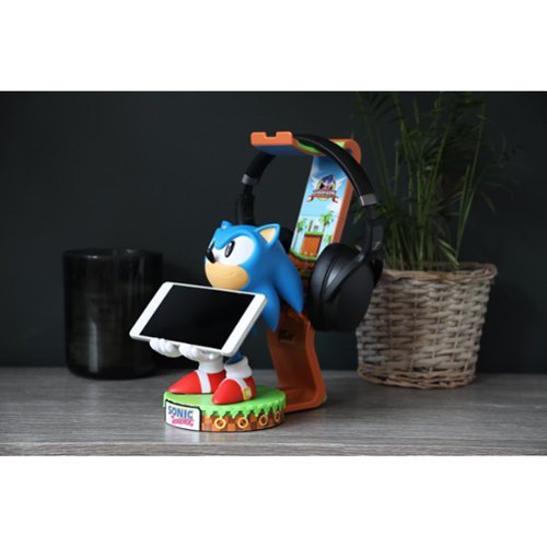 Cable Guys by Exquisite Gaming SEGA: Sonic Deluxe  Light Up Headphone, Device, Controller & Phone Stand GLOBAL SHIPPING