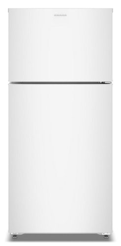 Amana - 28 in. Wide 14 cu. ft. Top-Freezer Refrigerator With A Large Crisper Drawer - White