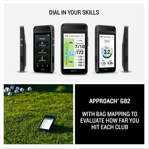 Garmin Approach G82 Launch Monitor and Premium 5 GPS Golf Handheld with Built-in Bluetooth - Black HOW TO BUY
