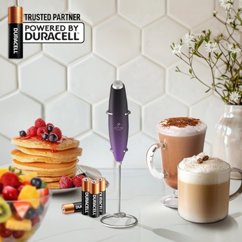 milk⭐ Amazon.com: Zulay Froth N Go Milk Frother Rechargeable - 3
