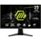 MSI - MAG 255XFV 24" Rapid VA LCD FHD 250Hz 0.5ms Adaptive sync Gaming Monitor(DisplayPort,HDMI) - Metallic Black-Front_Standard