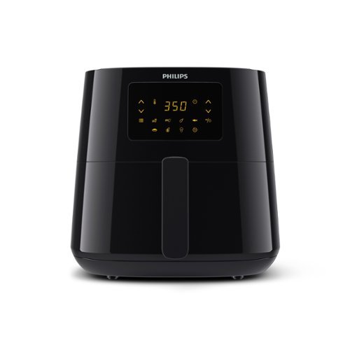 Philips - Essential Airfryer-XL Digital with Rapid Air Technology (2.65lb/6.2L capacity)- HD9270/91 - Black-Front_Standard 