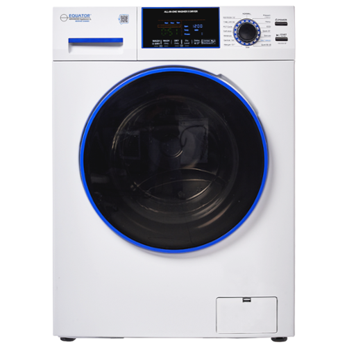 Equator - 1.62 cu ft. Marine VENTLESS/VENTED Convertible Combo Washer Electric Dryer Anti Corrosion Salt Wash 110V EZ 4650 - White-Front_Standard 