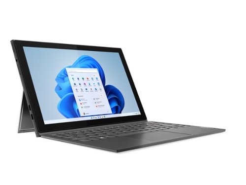  Lenovo - IdeaPad Windows Duet 3i - 10.3&quot; (1920x1200) Touch 2-in-1 Tablet - Celeron N4020 - 4GB RAM - 128GB eMMC - with Keyboard - Graphite Grey
