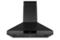 Hauslane - 30 inches - Convertible - Wall Range Hood - Matte Black-Front_Standard