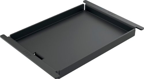 Ninja - FlexFlame Premium Half Griddle Plate with Grease Drain, Rust Resistant, Combo Cook, Even Heating, Upgrade for FlexFlame - Black