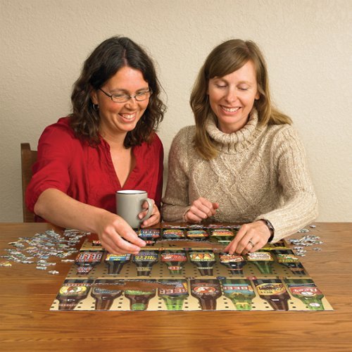 Outset Media : Cobble Hill 1000 Piece Puzzle: Beer Collection - Reference Poster Included WORLDWIDE DELIVERY