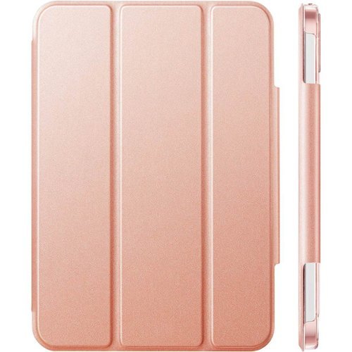 SaharaCase ESR Folio Case for Apple iPad mini (A17 Pro) and Apple iPad mini (6th Generation 2021) - Rose Gold WORLDWIDE DELIVERY