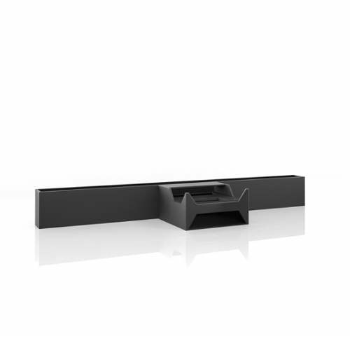 AWOL Vision - AS-C100 Projector Station Only, Integrated TV Stand Cabinet for AWOL UST Projector and 100 inch Floor Rising Screen - Black