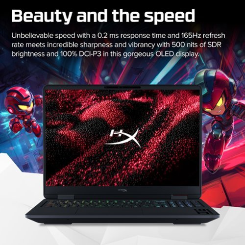 HyperX OMEN 16 165Hz 2.5K OLED Gaming Laptop - AMD Ryzen 7 8745HX (2025) - 16GB Memory - NVIDIA GeForce RTX 5060 - 512GB SSD - Shadow Black GLOBAL SHIPPING