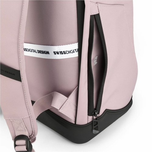 Swissdigital Design SEON L+ TSA-Friendly Backpack With USB Charging Port RFID Protection and Fits Up to 16″ Laptop - Lotus BUY IN EUROPE