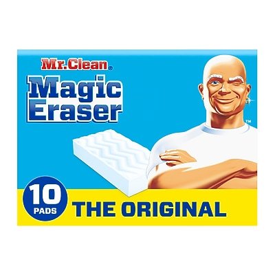 Mr. Clean - Magic Eraser Original Scrubber, 10 Pads/Pack (32333/69516) - White