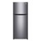 LG - 6.6 Cu. Ft. Top-Freezer Counter-Depth Refrigerator - Platinum Silver-Front_Standard