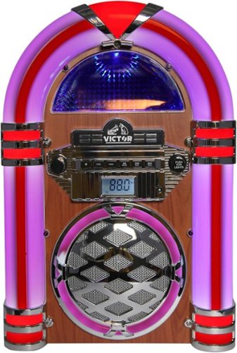 Victor BROADWAY Desktop Bluetooth LED Jukebox Speaker with CD