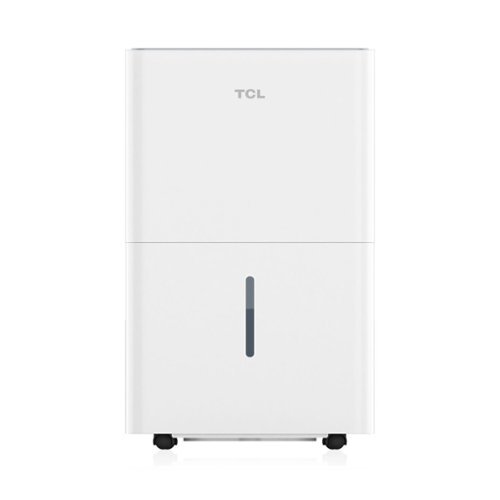 TCL - 25 Pint 2000 Sq. Ft. 4 Quart Bucket Capacity Portable Dehumidifier, ENERGY STAR Certified, Quiet Operation - White