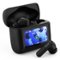 Nautica - T710 True Wireless Bluetooth 5.3 Earbuds with ANC & ENC Noise Cancelling, Smart Touch Case, 40H Battery - Black-Front_Standard