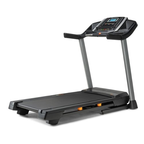 NordicTrack - T 6.5 S; Treadmill for Running and Walking with 5” Display and SpaceSaver Design - Black-Front_Standard 