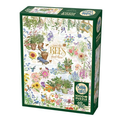 Outset Media - Outset Media: Cobble Hill: Save the Bees 1000 Piece Puzzle