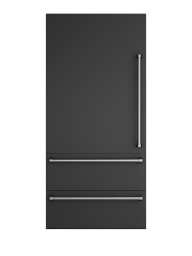36"W. BTM Door Panel for Viking Veil FDBMIC7360L Left Hinge Ref./Frz. Models - Slate Blue