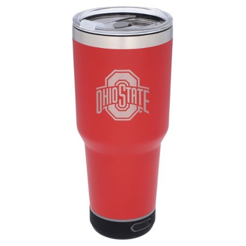 The Memory Company - Ohio State Buckeyes 30oz. Stainless Steel LED Bluetooth Tumbler - Multicolor-Front_Standard 