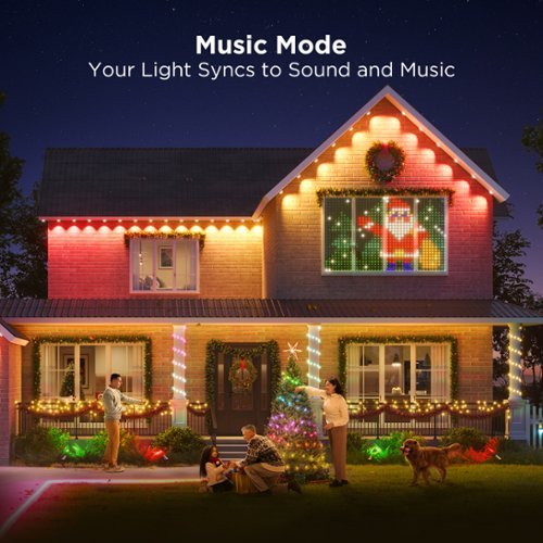 Govee Wi-Fi RGBIC Outdoor Permanent String Lights 100ft - White BUY ONLINE