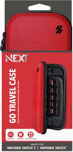 NEXT Universal Go Travel Carry Case for Nintendo Switch 2 & Switch - Red HOW TO BUY